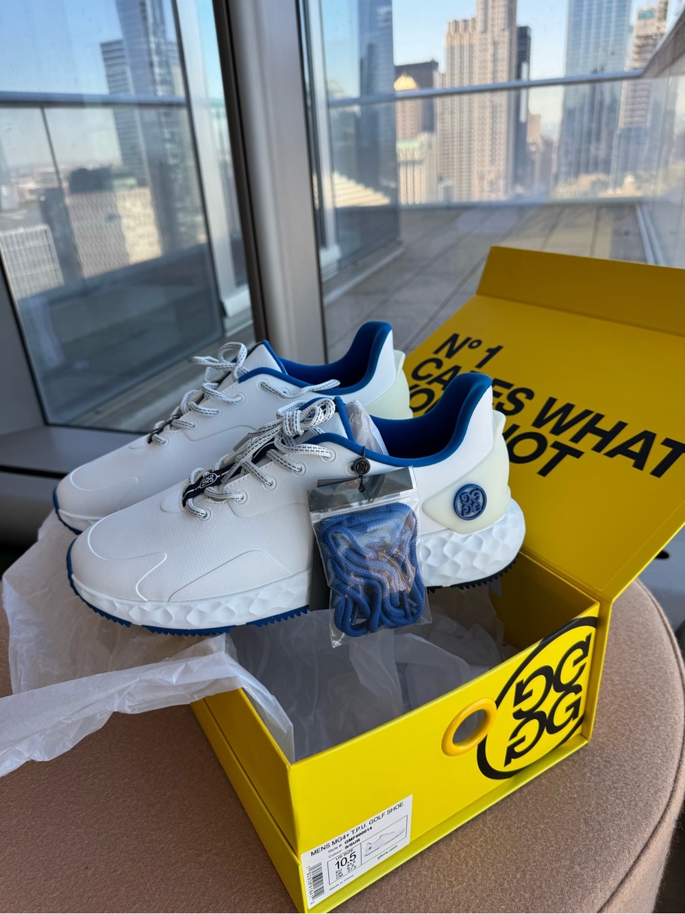 G/FORE Golf Shoes - MG4+ - Snow - Surf SS25